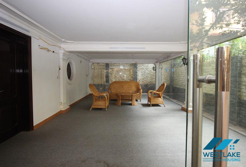 Spacious villa rental with big yard and balcony in the heart of Tay Ho, Ha Noi