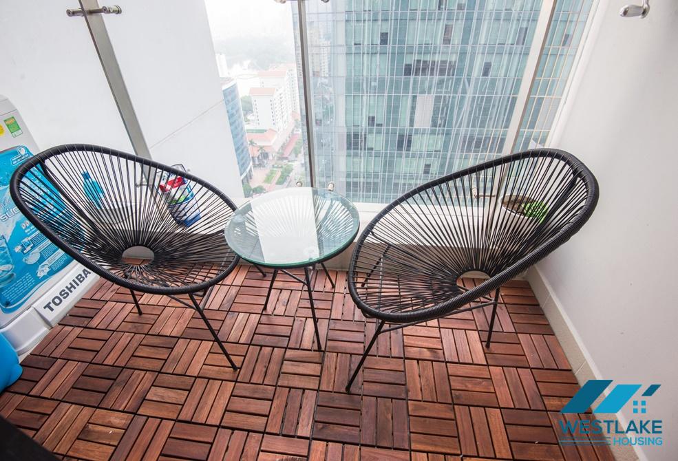 Spacious 01 bedroom apartment for rent in Vinhomes Metropolis Lieu Giai, Ba Dinh, Hanoi
