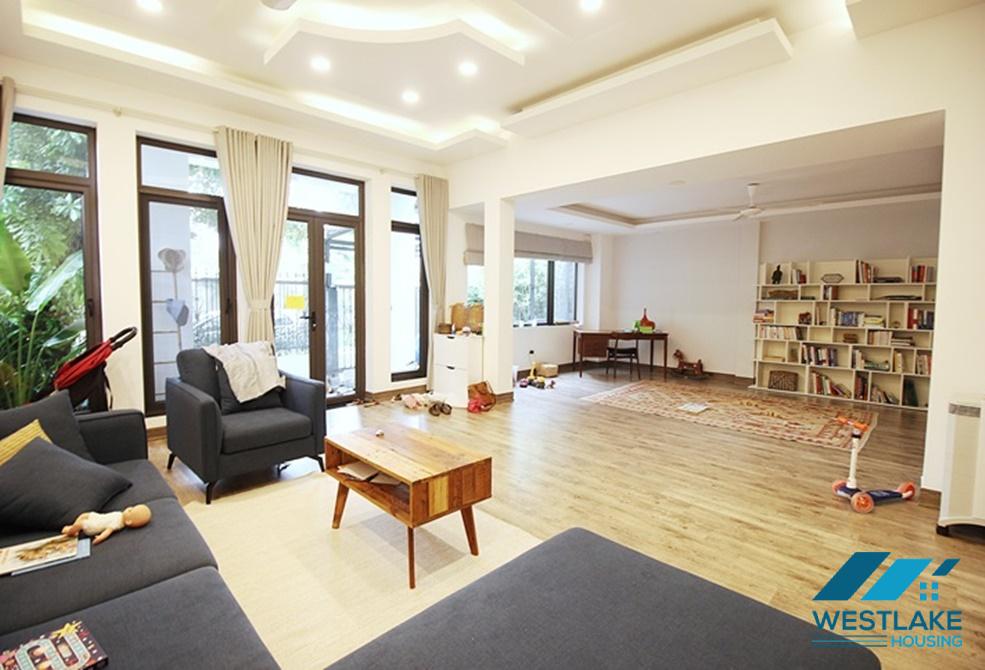 A newly-renovated house in modern styling for rent in Ciputra D Block