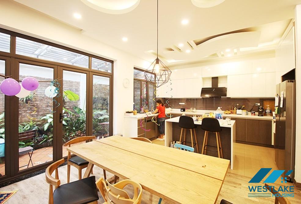 A newly-renovated house in modern styling for rent in Ciputra D Block