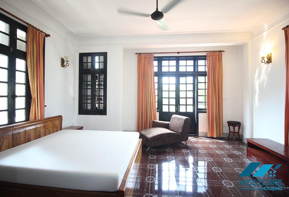 A beautiful house next to West Lake, Tay Ho, Ha Noi for rent
