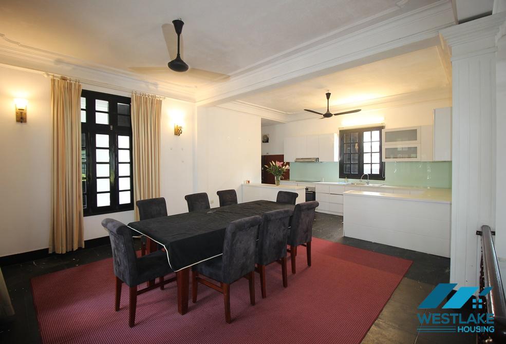 A beautiful house next to West Lake, Tay Ho, Ha Noi for rent