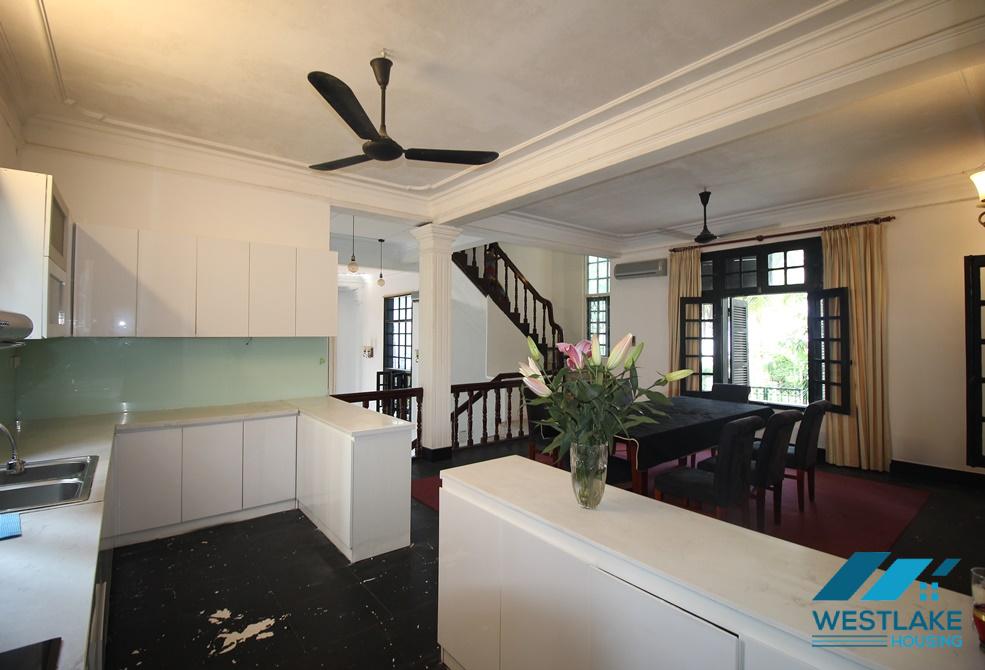 A beautiful house next to West Lake, Tay Ho, Ha Noi for rent
