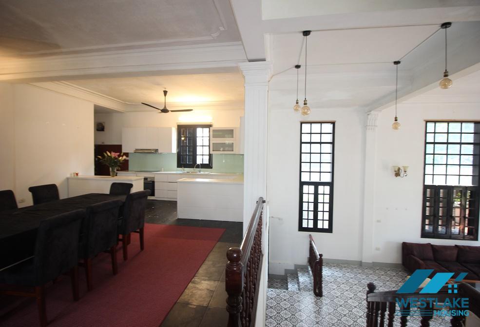 A beautiful house next to West Lake, Tay Ho, Ha Noi for rent