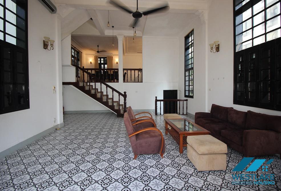 A beautiful house next to West Lake, Tay Ho, Ha Noi for rent