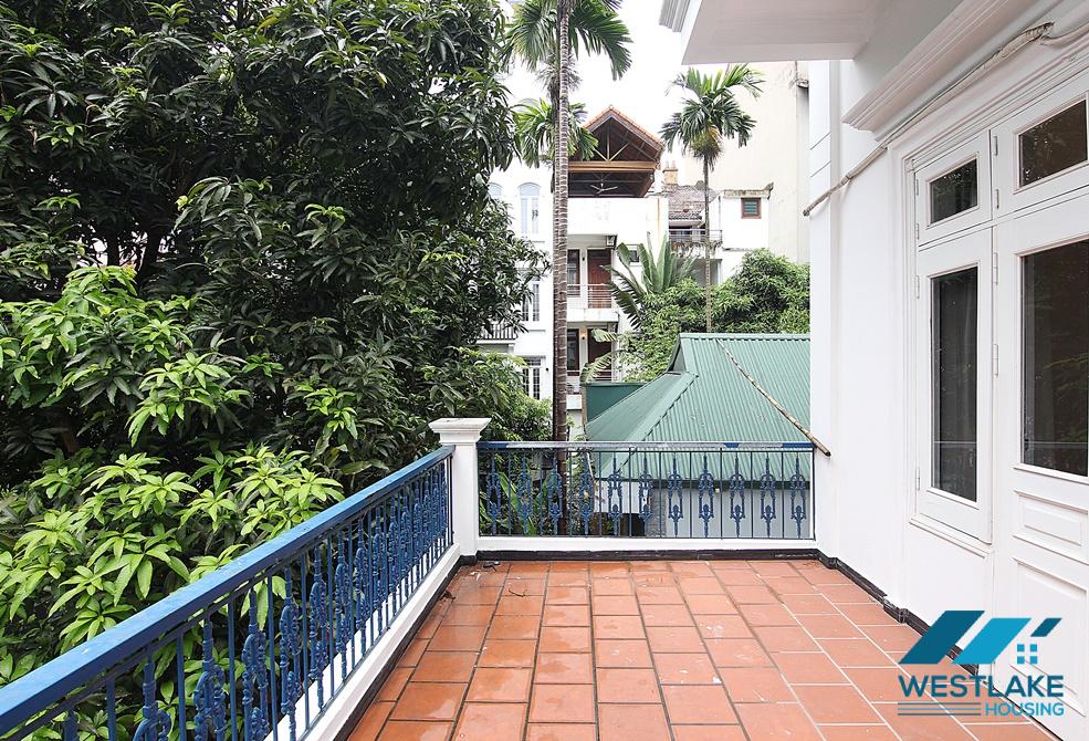 Beautiful house with large garden and swimming pool for rent in West Lake, Tay Ho, Ha Noi