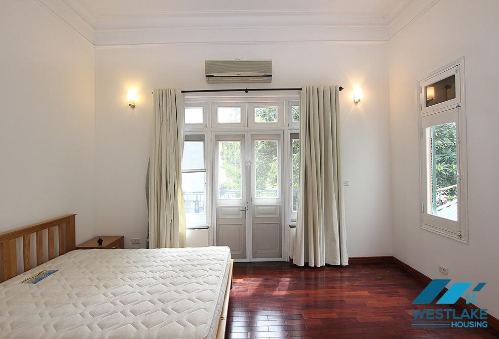 Beautiful house with large garden and swimming pool for rent in West Lake, Tay Ho, Ha Noi