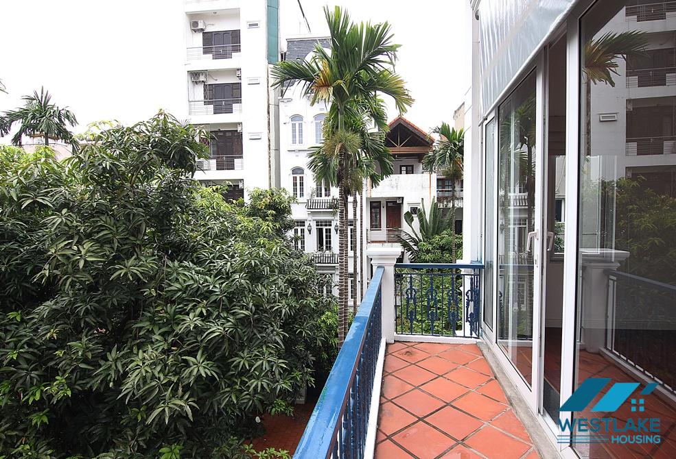 Beautiful house with large garden and swimming pool for rent in West Lake, Tay Ho, Ha Noi