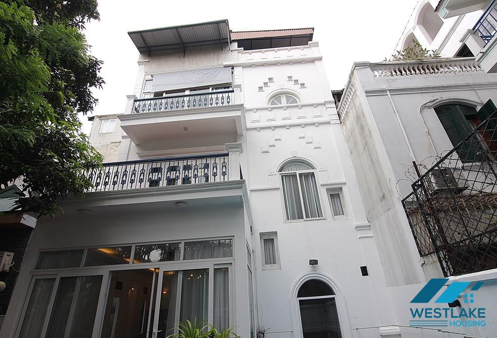 Beautiful house with large garden and swimming pool for rent in West Lake, Tay Ho, Ha Noi