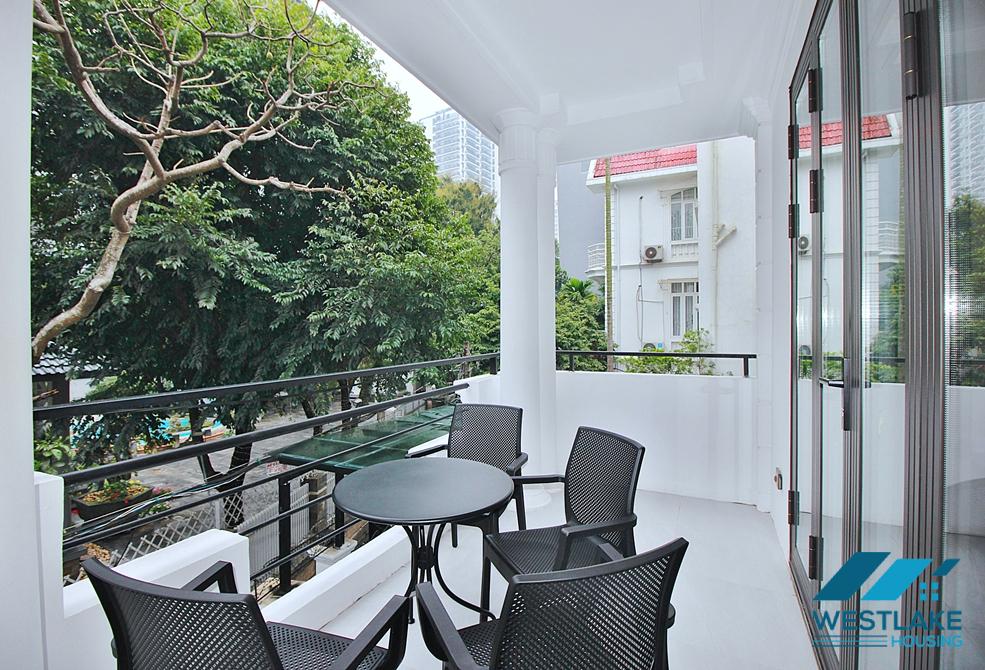 A pretty 4 bedrooms house with huge yard for rent in To Ngoc Van, Tay Ho