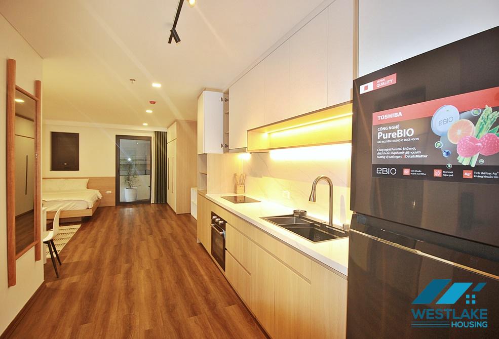Clean and modern studio apartment for rent in Tay Ho, Ha Noi