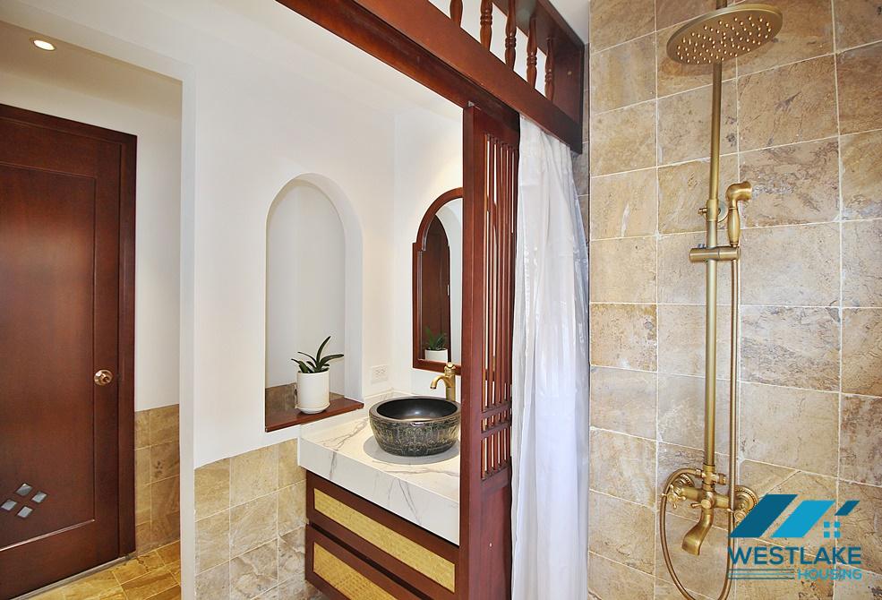 A brand new Japanese style 1 bedroom apartment for rent in Xuan Dieu