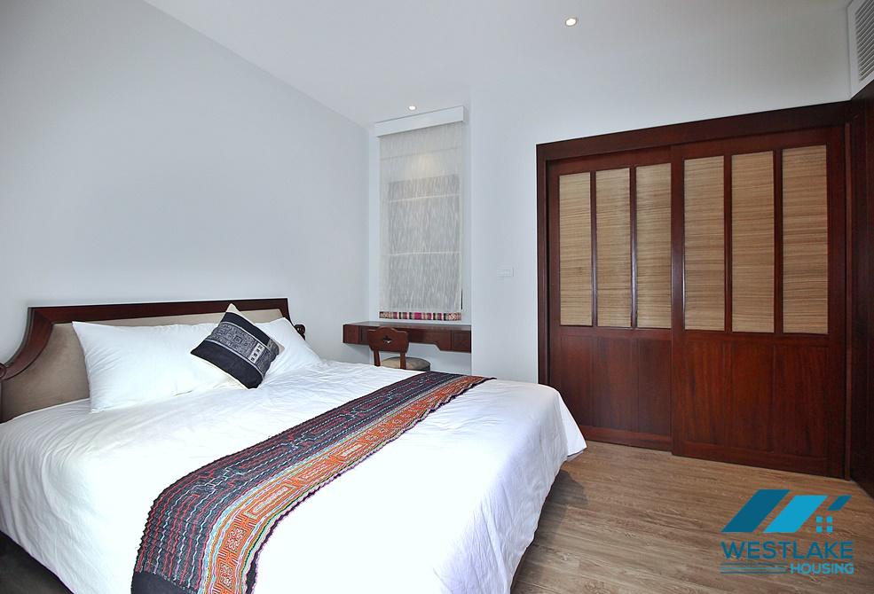 A brand new Japanese style 1 bedroom apartment for rent in Xuan Dieu