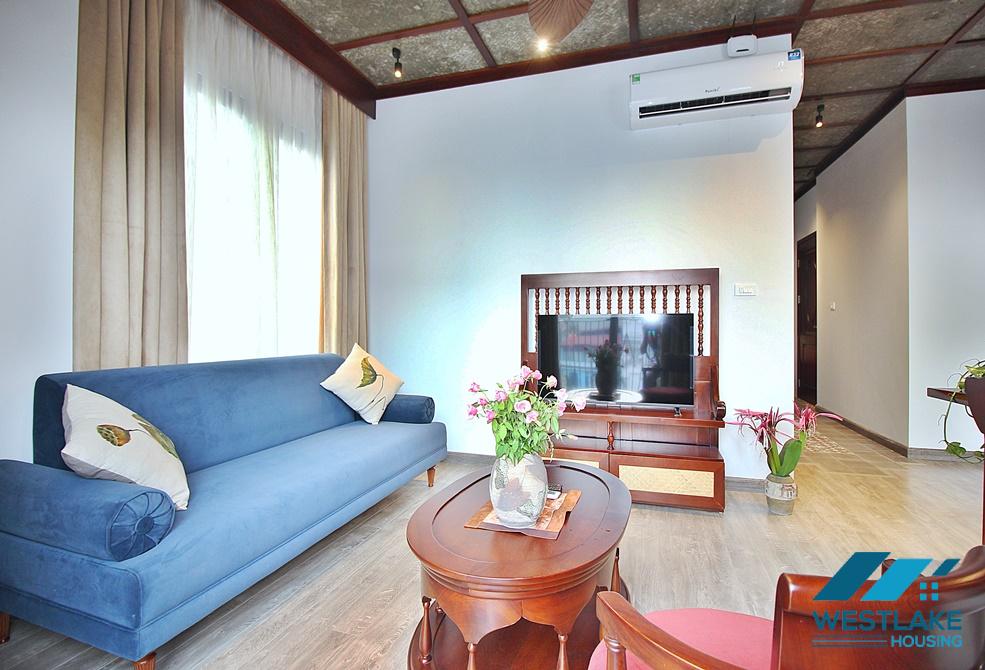 A brand new Japanese style 1 bedroom apartment for rent in Xuan Dieu