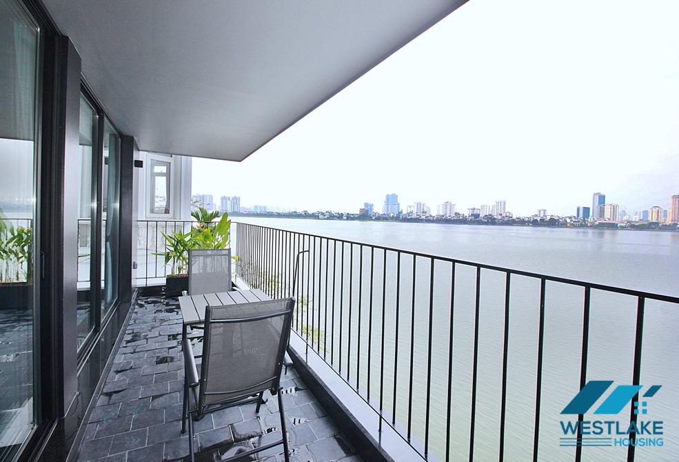 Lake view and morden 3 bedrooms apartment for rent in Quang Khanh, Tay Ho