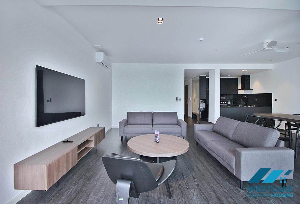 Renovated 3 bedrooms apartment with lake view for rent in Quang Khanh st, Tay Ho