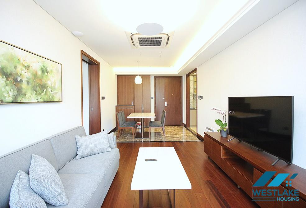 Beautiful and good quality one bedroom apartment for rent on Truc Bach Street, Ba Dinh, Ha Noi