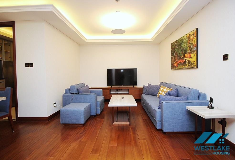 Bright and high quality one bedroom apartment for rent on Truc Bach street, Ba Dinh district, Ha Noi