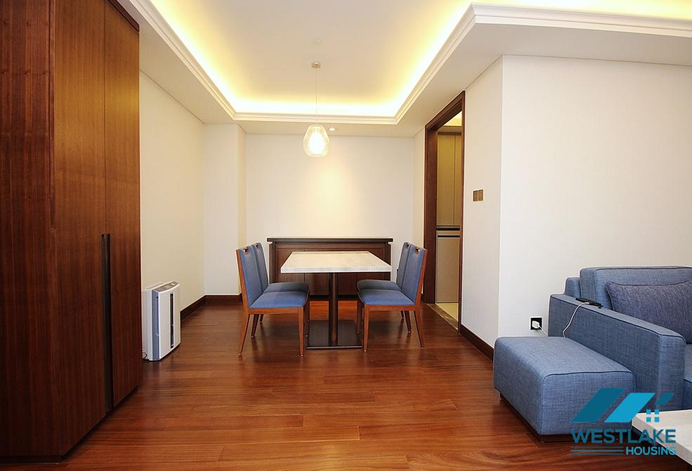 Bright and high quality one bedroom apartment for rent on Truc Bach street, Ba Dinh district, Ha Noi