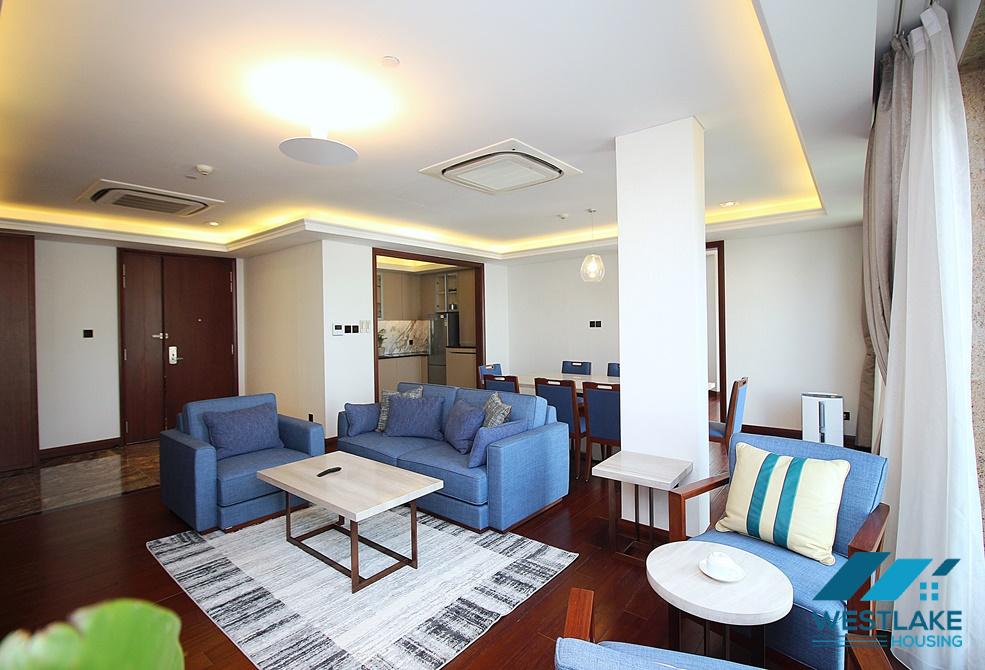 A beautiful two bedrooms apartment for rent in Truc Bach area, Ba Dinh, Ha Noi