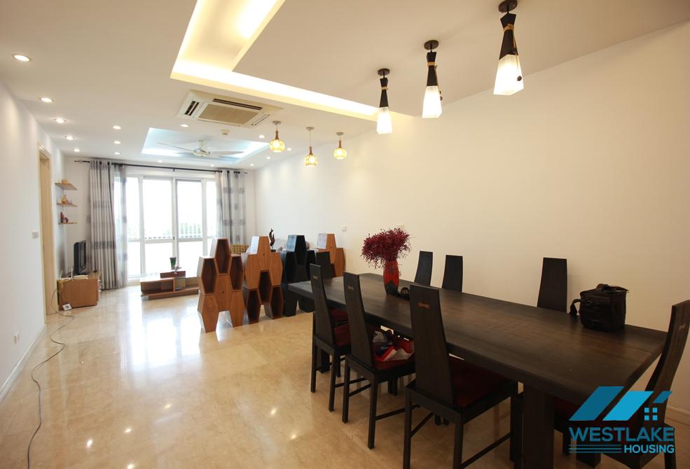 A well-decorated three-bedroom apartment in Ciputra, Tay Ho district