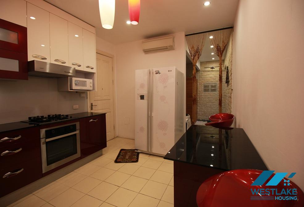 A well-decorated three-bedroom apartment in Ciputra, Tay Ho district