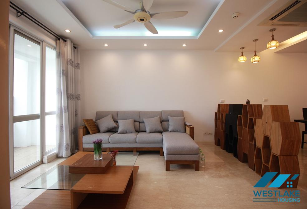 A well-decorated three-bedroom apartment in Ciputra, Tay Ho district