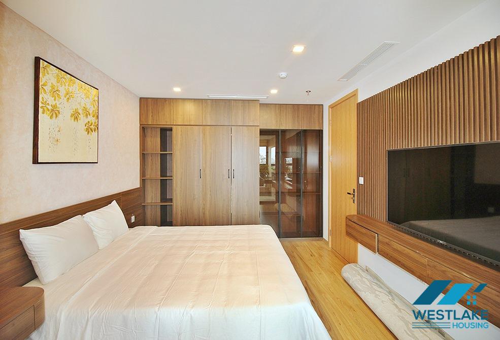 High-end one bedroom apartment with large balcony for rent in Tay Ho, Ha Noi