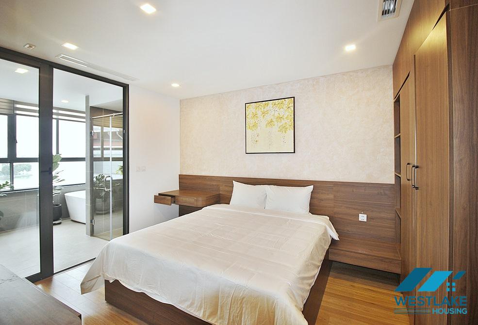 High-end one bedroom apartment with large balcony for rent in Tay Ho, Ha Noi