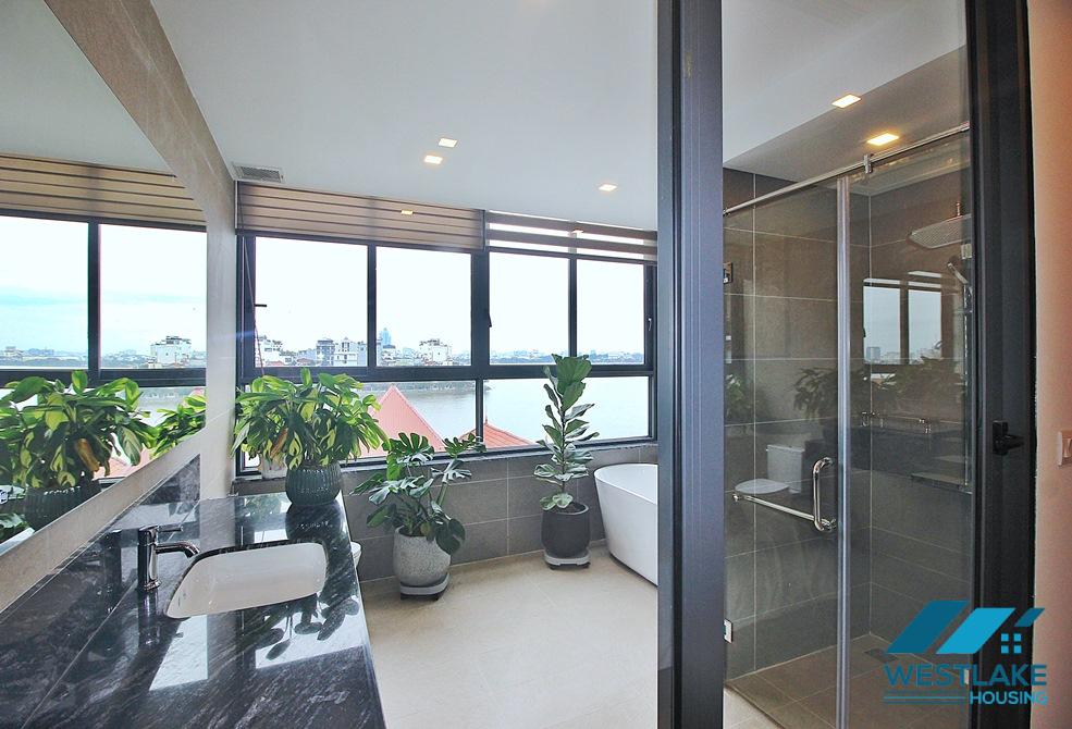 High-end one bedroom apartment with large balcony for rent in Tay Ho, Ha Noi