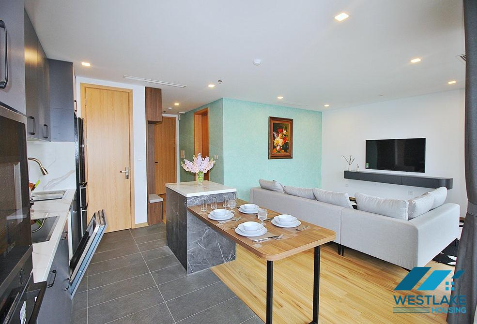 High-end one bedroom apartment with large balcony for rent in Tay Ho, Ha Noi