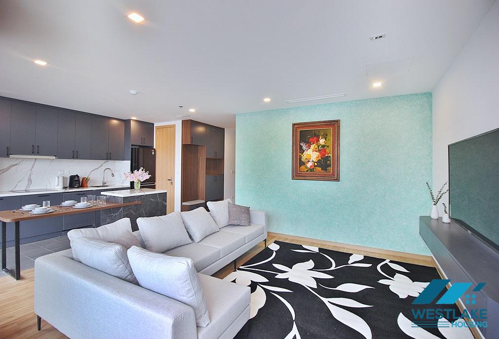 High-end one bedroom apartment with large balcony for rent in Tay Ho, Ha Noi
