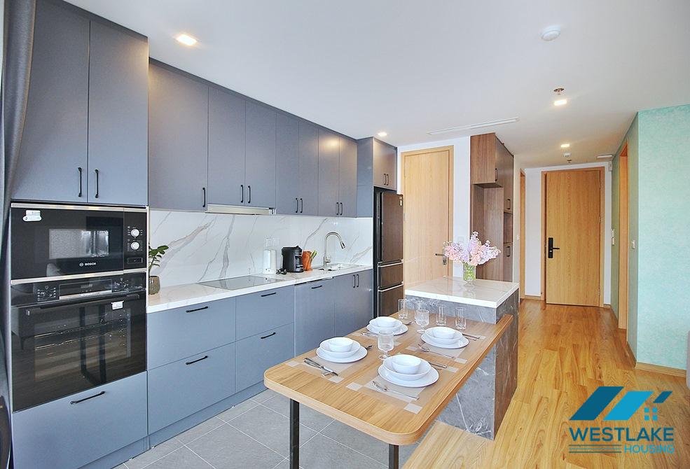 High-end one bedroom apartment with large balcony for rent in Tay Ho, Ha Noi