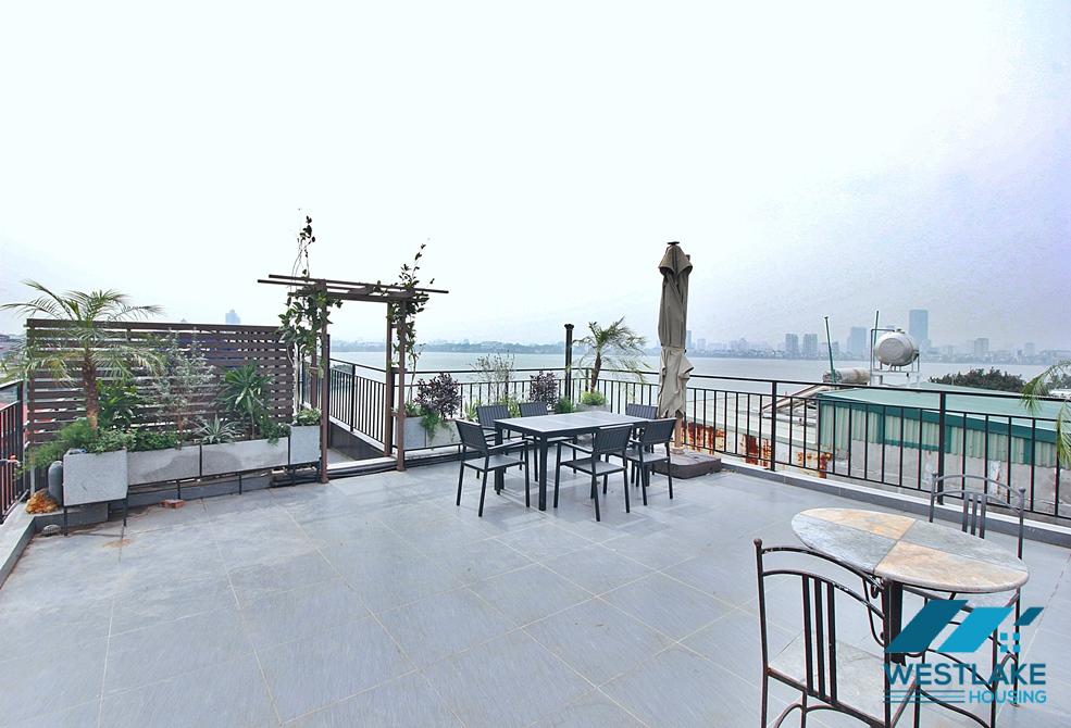 High quality 02-bedroom apartment for rent on Xuan Dieu Street, Tay Ho, Ha Noi