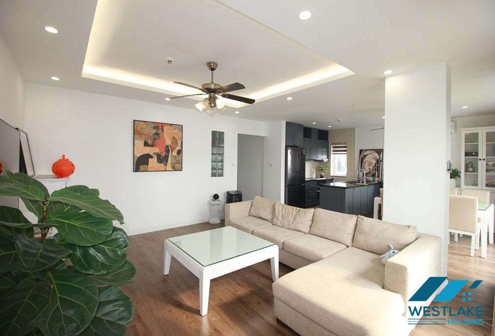 Newly revonated and beautiful lake view 02 bedrooms apartment for rent on To Ngoc Van Street, Tay Ho, Ha Noi