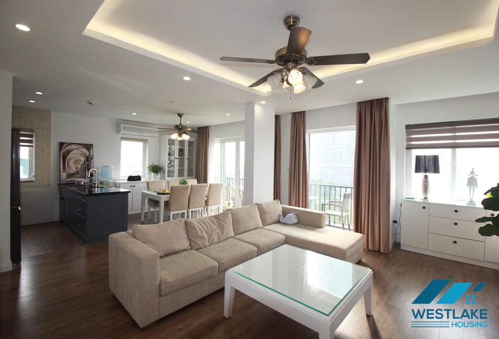 Newly revonated and beautiful lake view 02 bedrooms apartment for rent on To Ngoc Van Street, Tay Ho, Ha Noi