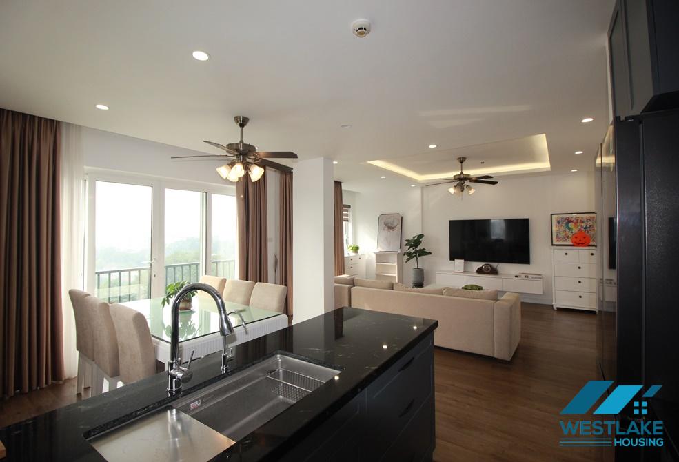 Newly revonated and beautiful lake view 02 bedrooms apartment for rent on To Ngoc Van Street, Tay Ho, Ha Noi