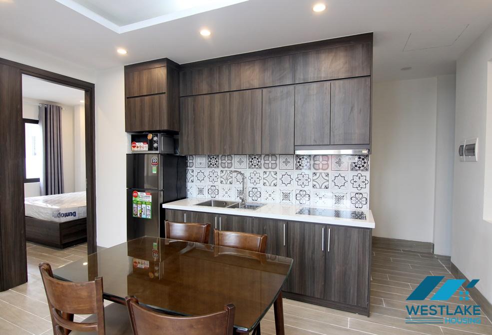 Two bedrooms serviced apartment for rent in Au Co, Tay Ho district.