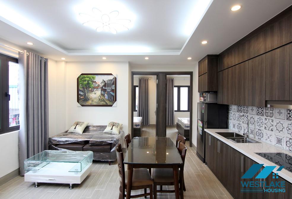  Two bedrooms serviced apartment for rent in Au Co, Tay Ho district.
