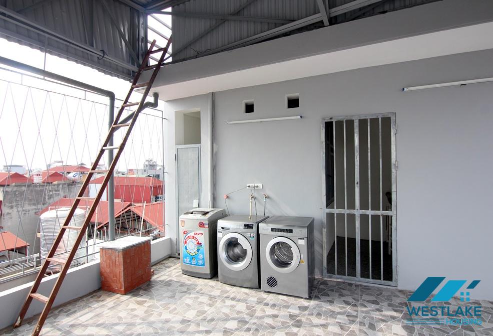 Two bedrooms serviced apartment for rent in Au Co, Tay Ho district.