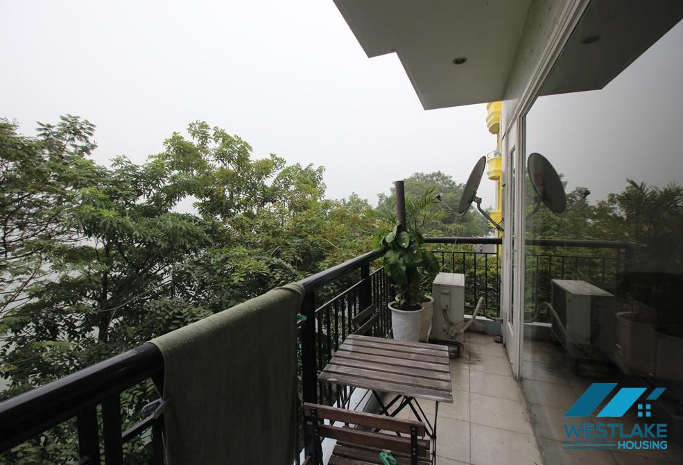 Lakeview two bedroom apartment for rent in Nhat Chieu st, Tay Ho district.