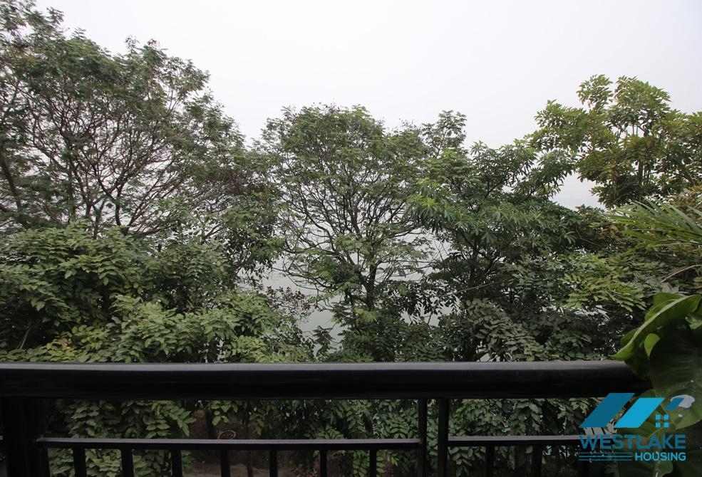 Lakeview two bedroom apartment for rent in Nhat Chieu st, Tay Ho district.
