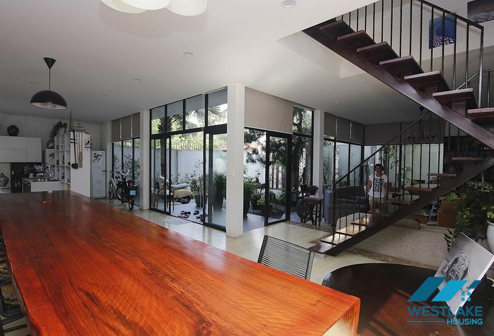 Beautiful house with garden for rent in Long Bien area