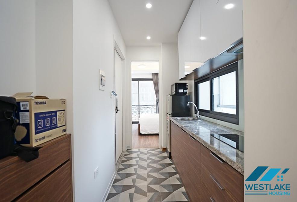 Beautiful and modern one bedroom apartment for rent near Lotte Tower, in Lieu Giai, Ba Dinh.