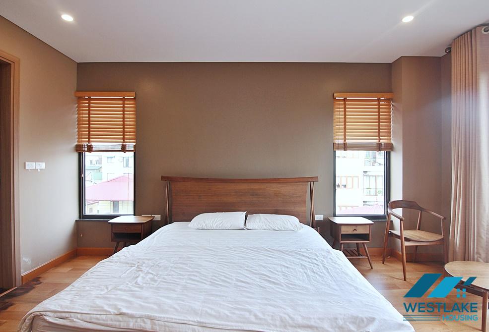 Big terrace and big balcony apartment for rent inTo Ngoc Van street
