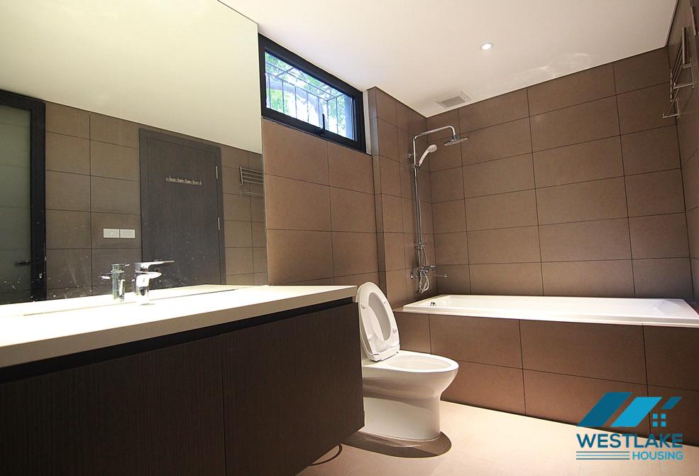 Luxury one bedroom apartment with nice courtyard for rent in Dang Thai Mai area, Tay Ho District