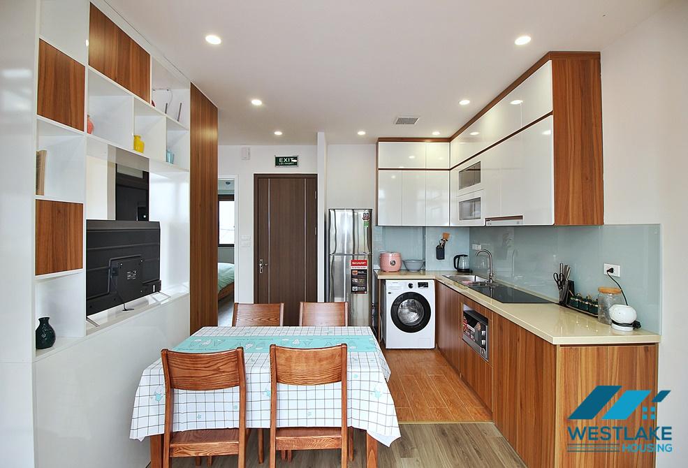 Huge balcony 1 bedroom apartment for rent in To Ngoc Van st, Tay Ho
