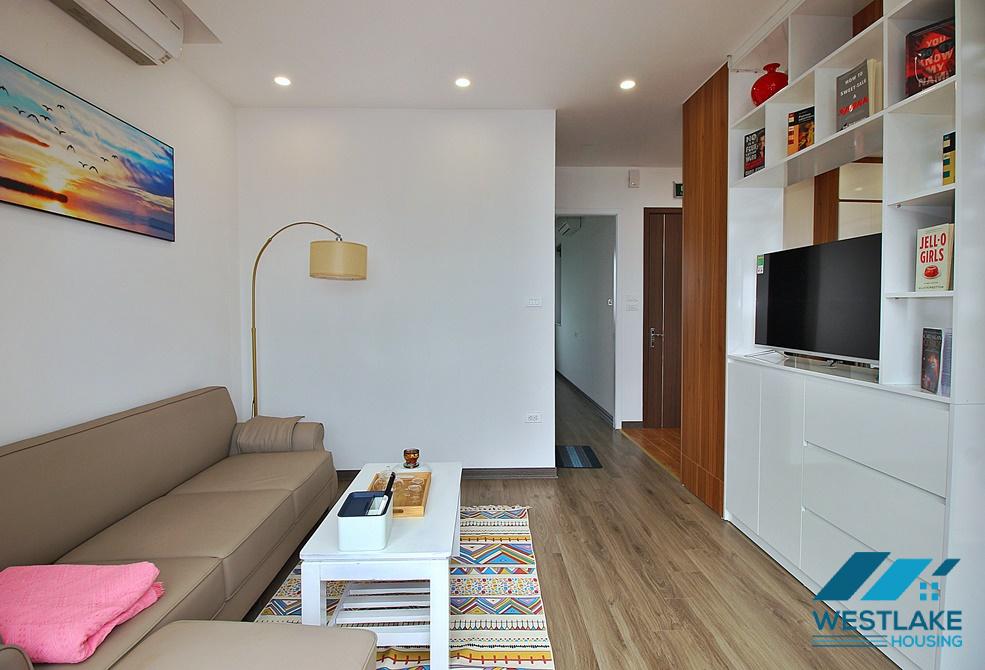 Huge balcony 1 bedroom apartment for rent in To Ngoc Van st, Tay Ho