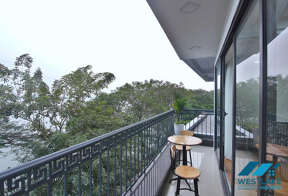 Brand new two bedroom apartment with lake view for rent in Nhat Chieu, Tay Ho