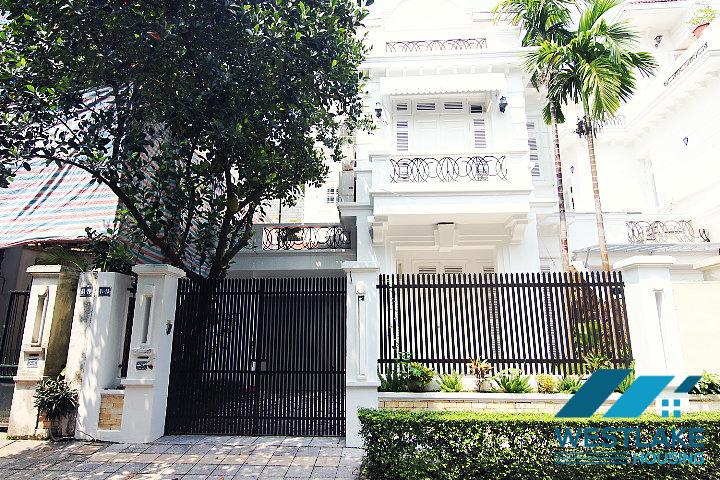 A nice and fully furnished house for rent in D Block, Ciputra, Tay Ho, Ha Noi